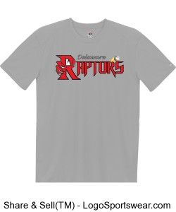 YOUTH Grey Dri-fit Practice Jersey Design Zoom