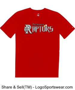 YOUTH Red Dri-fit Practice Jersey Design Zoom